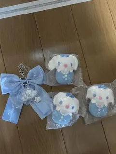 시나모롤 쿠지 マスコット キーホルダー 가챠