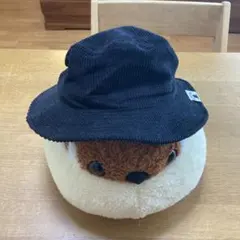 黒　ブラック　コーデュロイ バケットハット