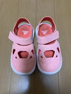【adidas】アディダス　キッズ　サンダル　水陸両用　水遊び　ピンク　17㎝