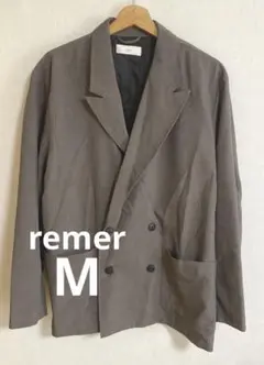 remer リメール　ルーズダブルテーラードジャケット