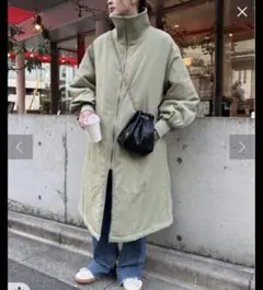 CIAOPANIC TYPY スタンドカラーボリュームスリーブコート