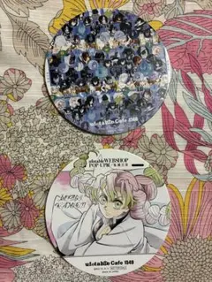 鬼滅の刃 ufotable cafe ドリンクノベルティコースター 伊黒・蜜璃
