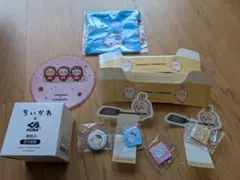 ちいかわ くら寿司 コラボ グッズセット 湯呑み 巾着 缶バッジ