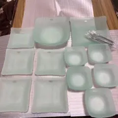 たち吉RICH FIELD ガラス製食器セット 12点