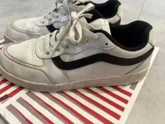 VANS スニーカー ホワイト ブラック 27cm