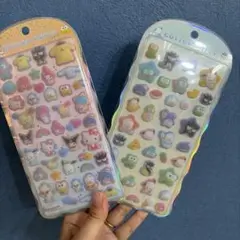 コットンパフィー　シール 2点セット　はぴだん　ハピダンのサムネイル