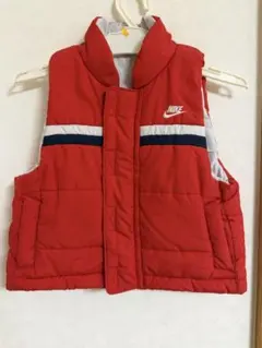 Nike ダウンベスト レッド 100cm〜