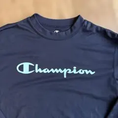 Champion ネイビー ロングスリーブ Tシャツ　レディス