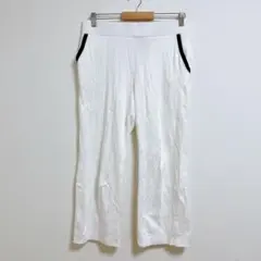 Ralph Lauren 【M】ラルフローレン コットン ホワイト ニットパンツ