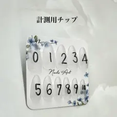 ネイルチップ 計測用チップ サイズ確認用 オーダー用