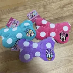 ディズニー　ミニーマウス　デイジーダック　クラリス　ポーチ　ナムコ　3種セットのサムネイル
