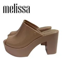 【極美品】Melissa メリッサ 厚底 ラバー サンダル ピンクベージュのサムネイル