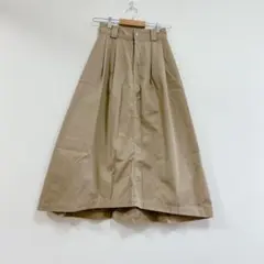 ベージュ フレアスカート Fサイズ