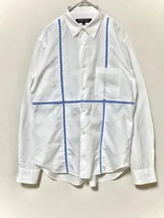 L*o様 コムデギャルソンオムドゥ ポリエステル半袖シャツ Black - メルカリ