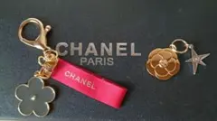 CHANEL 、ノベルティ、花と星のチャームセット