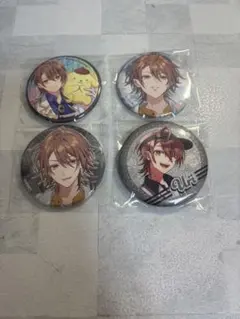 カラフルピーチうりさん缶バッジセット