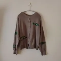 試着のみsamansa Mos2カーディガン