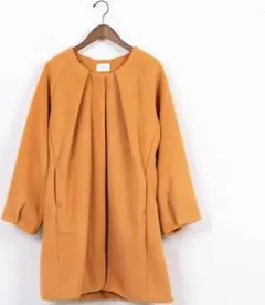 コート ノーカラージャケット
