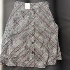 チェック タータンチェック レディース ロングスカート M