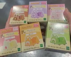 シルバニアファミリー キラキラくじ ハッピースイーツ 6個 E賞 コンプセット