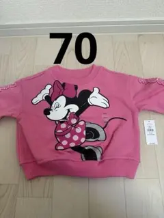 ベビーギャップ　ディズニー　トレーナー　ミニーマウス　新品　長袖　70