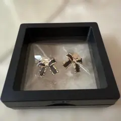 リボン イヤリング