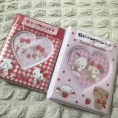 新品LILalamodeサンリオ mikko当たりくじカード収納ファイル赤ピンク