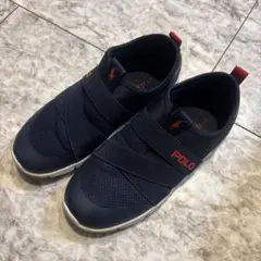 ラルフローレン　Polo ストラップ式 ネイビー スニーカー