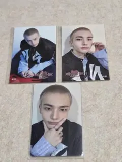 stray kids スキズ ポップアップ 特典カード ヒョンジン ステッカー