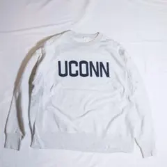 Champion リバースウィーブ カレッジ L 短丈 アッシュ グレー 古着