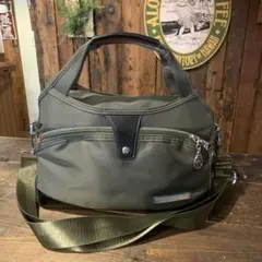 オリーブグリーン ショルダーバッグ 中型