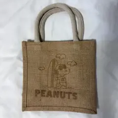 PEANUTS スヌーピー ジュートバッグ デコホーム