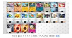 最新ソウブレイズexデッキ シティ優勝構築