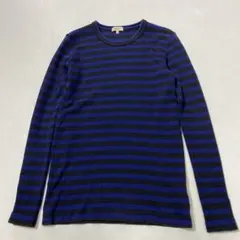 DEMYLEE ピーマコットン ボーダー　クルーネック カットソー ニットソー