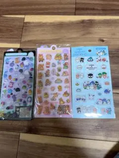 ボンボンドロップシール 2シートとサンリオシールセット