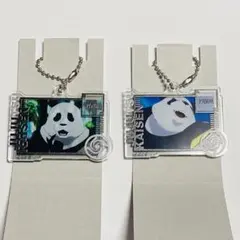 新品 呪術廻戦 デコフレアクリルキーホルダー パンダ 2点セット
