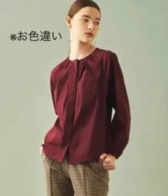 トゥモローランド コレクション バルーンスリーブ コットン ブラウス 