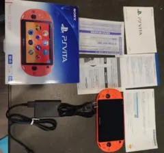 PS Vita PCH-2000 ネオンオレンジ 本体 充電器　箱付き