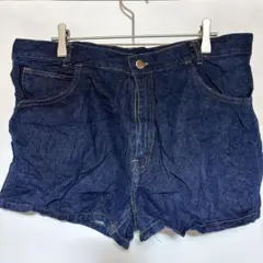 美品✨ ヴィンテージ デニムショートパンツ 濃紺 インディゴ 【2XL】