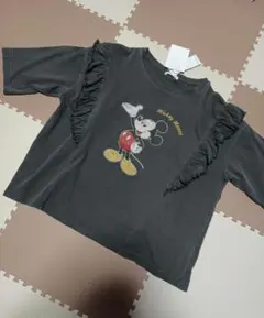 フリルデザイン　ミッキーマウス Tシャツ