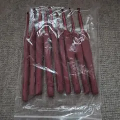 かぎ針セット　編み針　2/0〜10/0　 9本セット　赤レッド