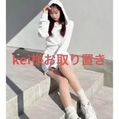 RESEXXY スウェットフーディワンピース
