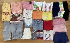 【今から夏まで着れる24点セット】女の子 80〜90cm まとめ売り 春夏物