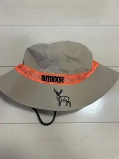 OUTDOOR ベージュオレンジハット Mサイズ 56.5cmのサムネイル