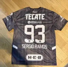 Sergio Ramos 93 Monterrey シャツ　黒のサムネイル
