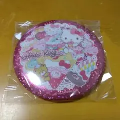 キラキラBIG缶バッジ　ハローキティ