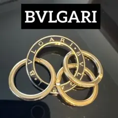 【美品】BVLGARI　ブルガリ　3連キーリング　キーホルダー　チャーム　金 白 2025年最新】ブルガリ キーリング 3連の人気アイテム - メルカリ