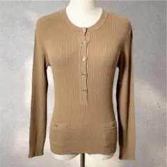 キャメル カーディガン