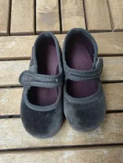 cienta シエンタ ベロア ストラップ グレー　14cm