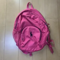 【かい様専用】POLO RALPH LAUREN リュック ピンク ロゴ刺繍